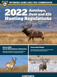 Image of E-book 2022 Antelope, Deer and Elk Hunting Regulations