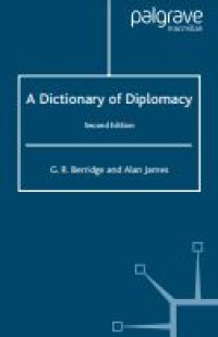 Image of E-book A Dictionary of Diplomacy