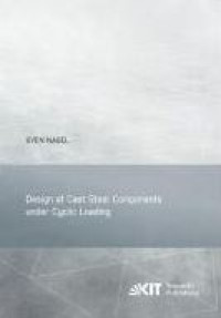 Image of E-book Design of Cast Steel Components under Cyclic Loading