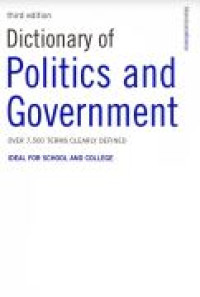 Image of E-book Dictionary of Politics and Government