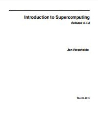 Image of E-book Introduction to Supercomputing release 0.7.8