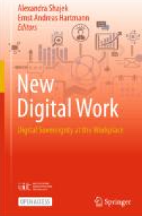 Image of E-book New Digital Work : Digital Sovereignty at the Workplace