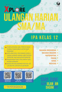 Image of Xplore Ulangan Harian SMA/MA IPA Kelas 12