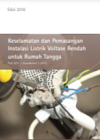 Image of E-book Keselamatan dan Pemasangan Instalasi Listrik Voltase Rendah untuk Rumah Tangga