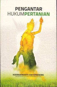 Image of Pengantar Hukum Pertanian.