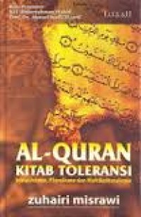 Image of Al'quran kitab toleransi : inklusivisme, pluralisme dan multikulturalisme