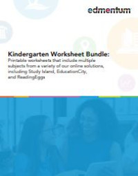 Image of E-book Kindergarten Worksheet