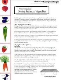 Image of E-book Preserving Food : Drying Fruits and Vegetables