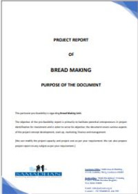 Image of E-book Project Report of Bread Making