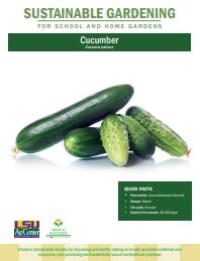 Image of E-book Sustainable  Gardening : Cucumber