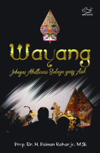 Image of Wayang Sebagai Akulturasi Budaya yang Asik