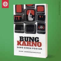 Image of Bung Karno sang singa podium